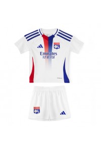 Olympique Lyonnais Babytruitje Thuis tenue Kind 2024-25 Korte Mouw (+ Korte broeken)